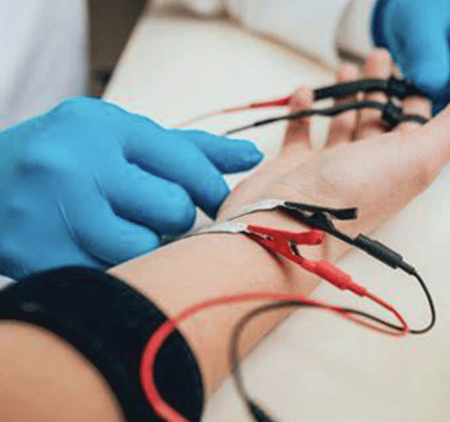 Electrodiagnostic testing of the hand